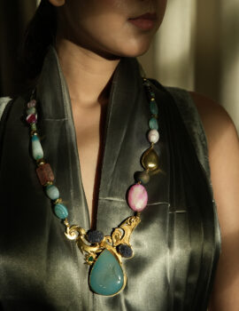 Blue Lagoon Druzy Necklace