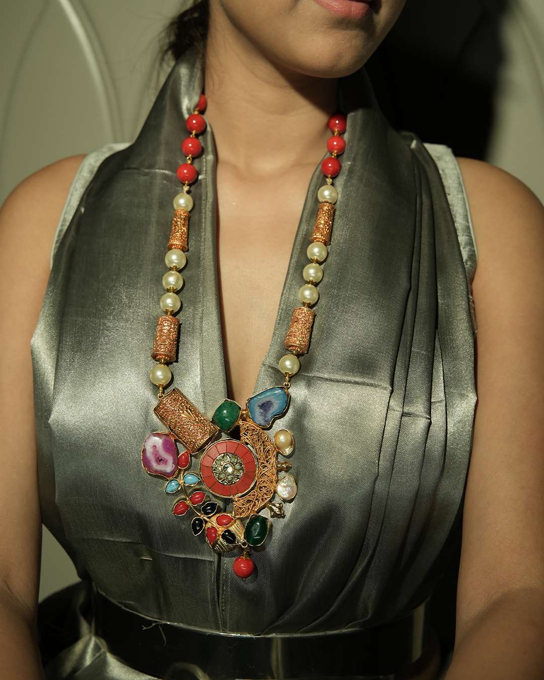 Crimson druzy elegance ii