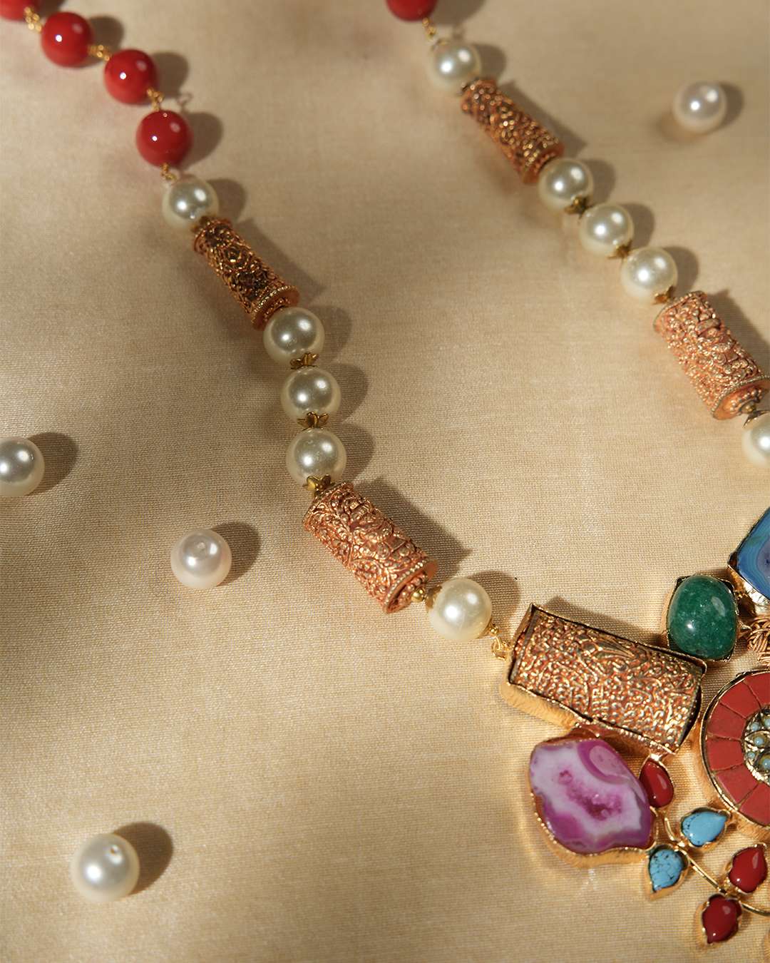 Crimson druzy elegance iii