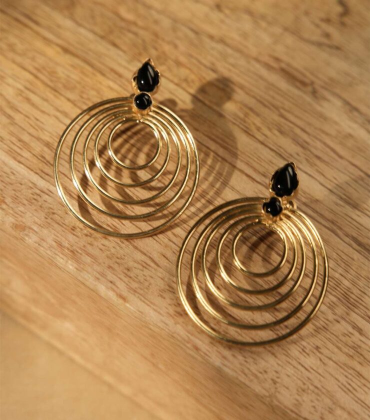 Raina Earrings (black)