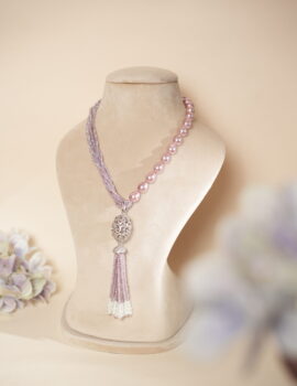 Springtime Gala necklace (lavender)