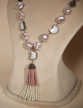 Lavender Orchid necklace