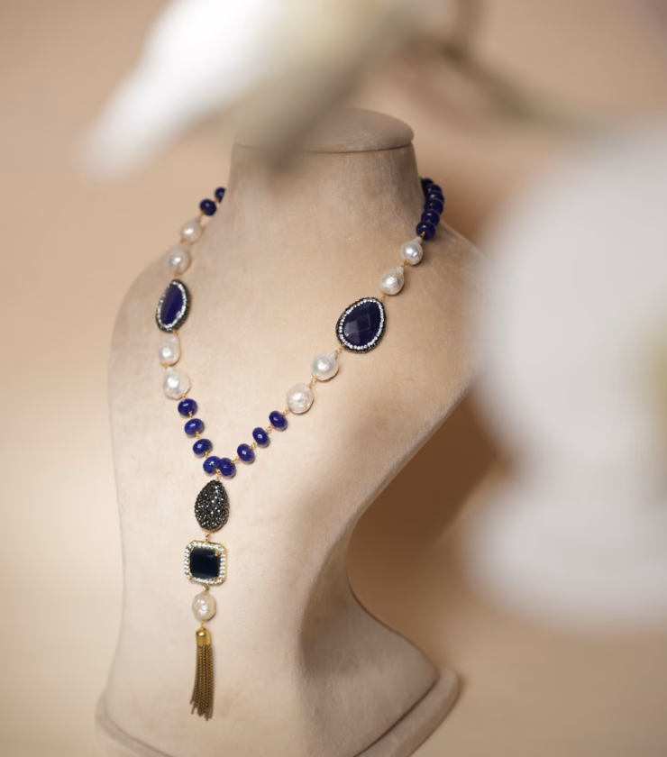 Enigma Blue necklace