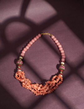 Blush Bloom (Rust) necklace