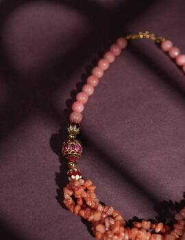 Blush Bloom (Rust) necklace