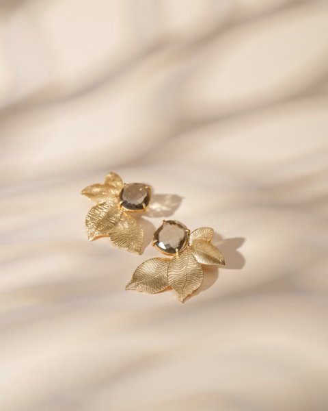 Golden Leaf earrings