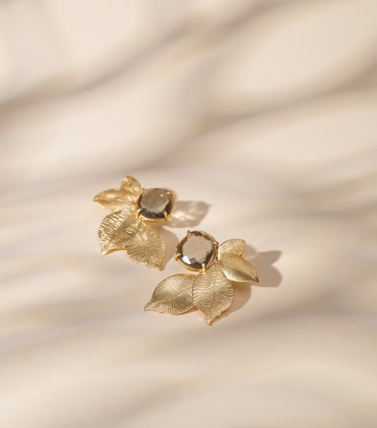Golden Leaf earrings