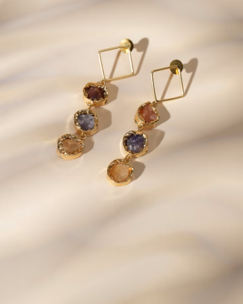 Trio Drops earrings
