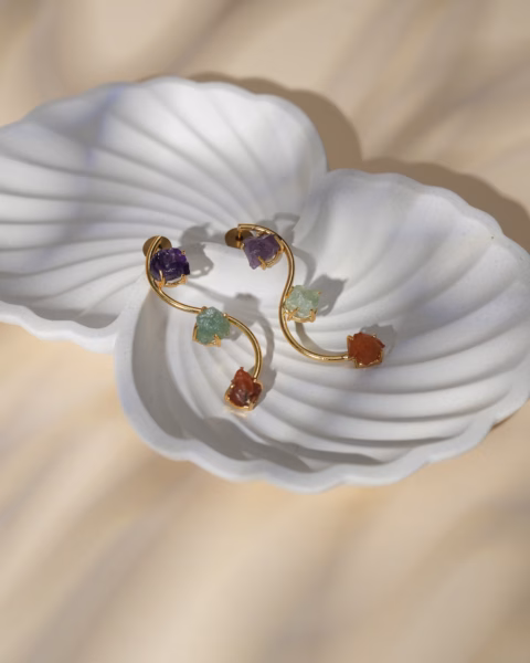 Wildflower Curve earrings