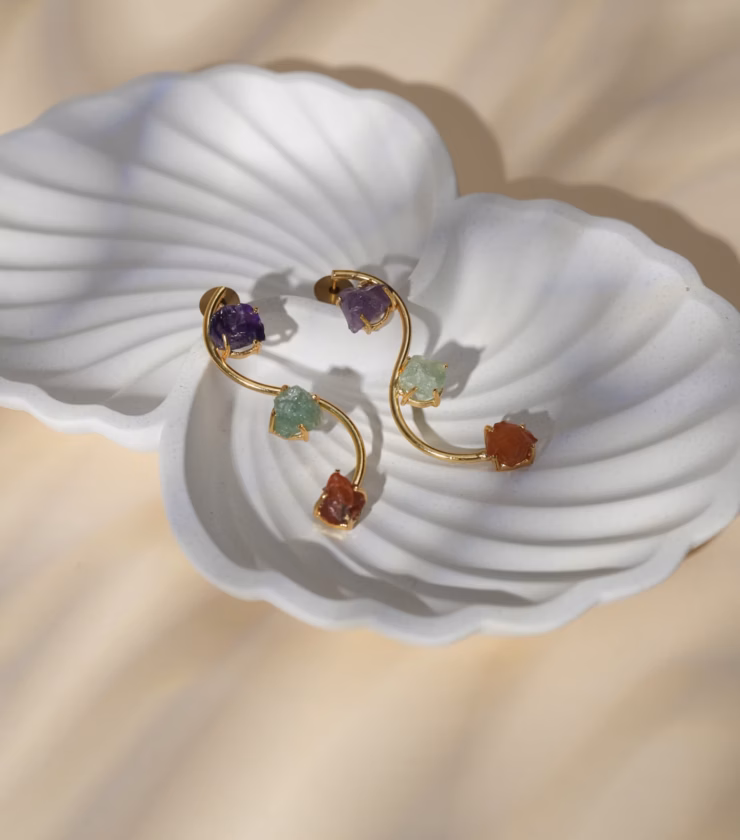 Wildflower Curve earrings