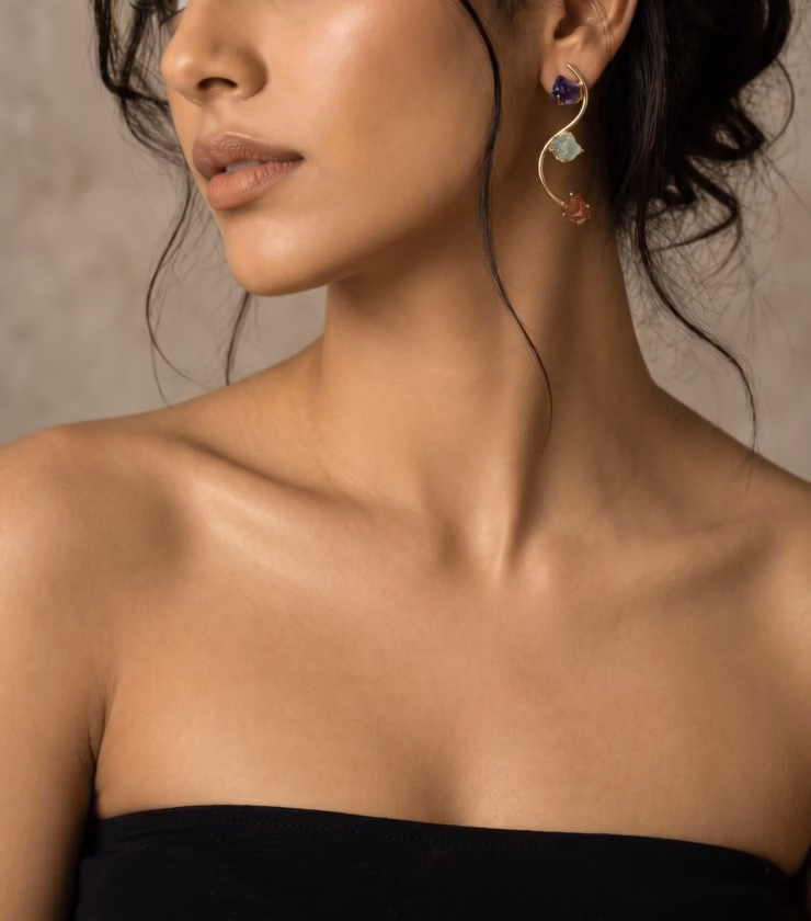 Wildflower Curve earrings