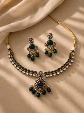 Emerald Blossom Necklace