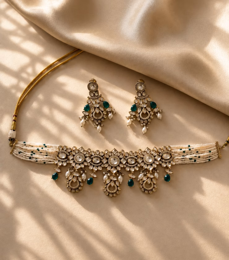 Nazakat necklace set