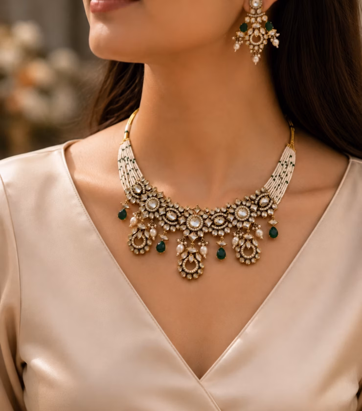 Nazakat necklace set