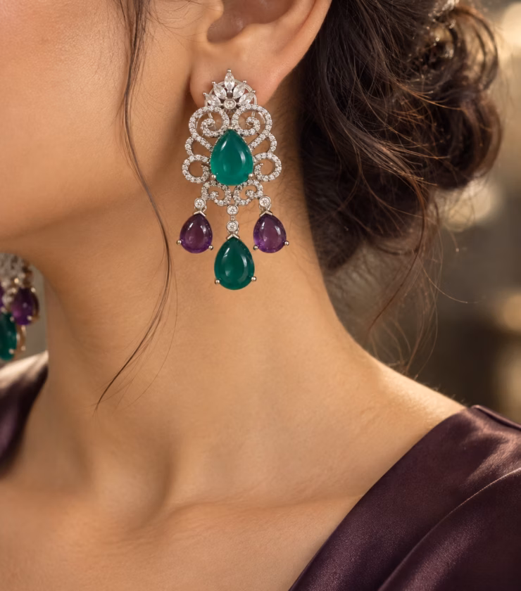 Velvet Emerald Earrings