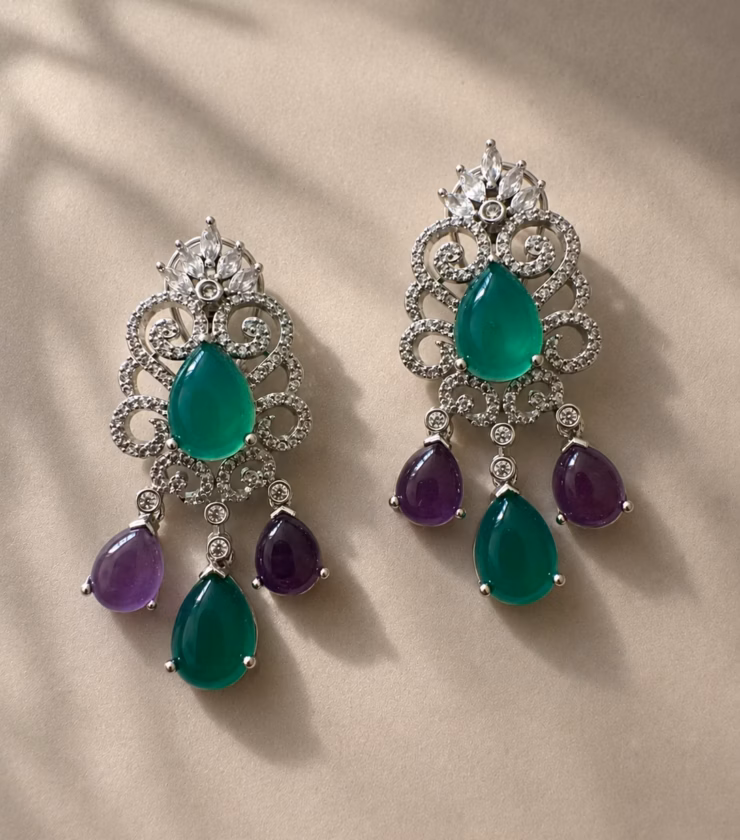 Velvet Emerald Earrings